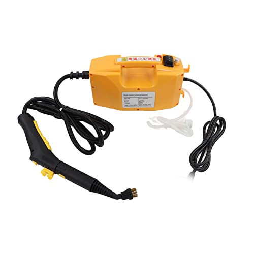 Steam Cleaner, Portable High Temperature Multi Steam Machine Dry and Wet Functions Handheld Steam Cleaner for Air Conditioner, Range Hood, Car Detailing (1700W US Plug