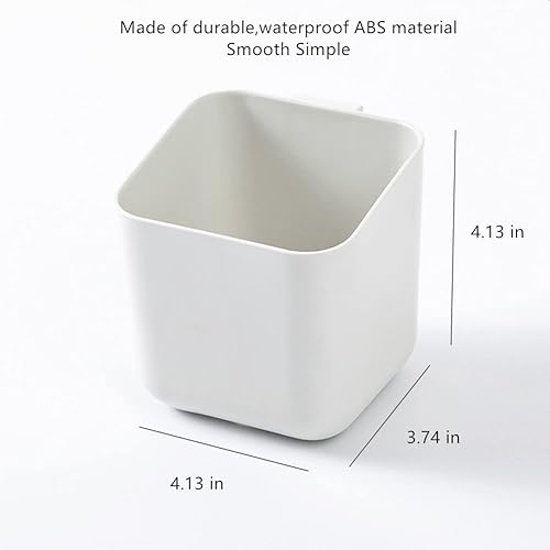 Vista 2 de Soporte para cepillo de dientes montado en la pared para baño, organizador de ducha adhesivo para cepillo de dientes, cepillo de dientes eléctrico