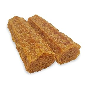   Himalayan-Dog-Chew-Happy-Teeth-Yak-Cheese-Dog-Chews-Dental-Chews-100-Natural-Long-Lasting-Gluten-Free-Healthy-Safe-Dog-Treats-for-Oral-Health-Lactose-Grain-Free-Protein-Rich-Bacon-2-Chews