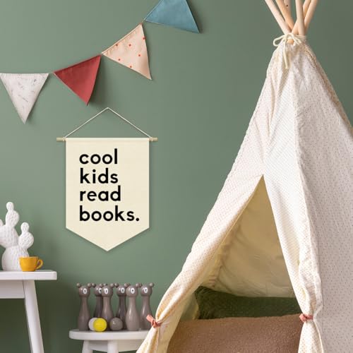 XYDEG Decoração de canto de leitura para berçário de sala de aula, faixa de tela legal de leitura de