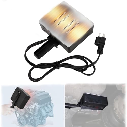 1190 1190X Magnetic Engine Heater, 300W 120V Magnetic Block Heater, Magnetic Oil Pan Heater for Diesel Engine/Tractor/Truck, Engine Block Warmer for Winter Cold Start