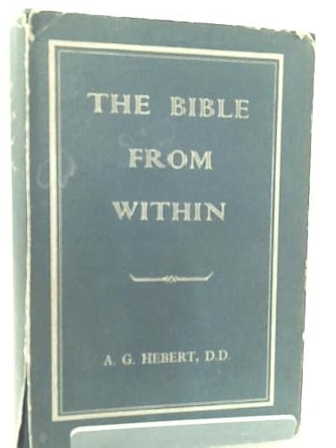The Bible from Within B0000CHSE5 Book Cover