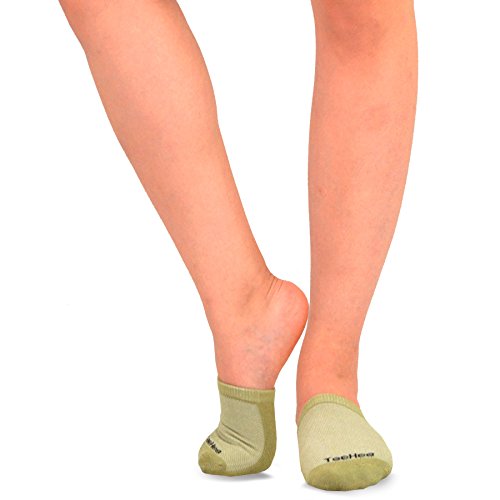 Image of Fashion Liner Toe Topper Socks for Women Invisible Hidden Half Socks Good for Sandal or Dress Shoes 5-Pairs