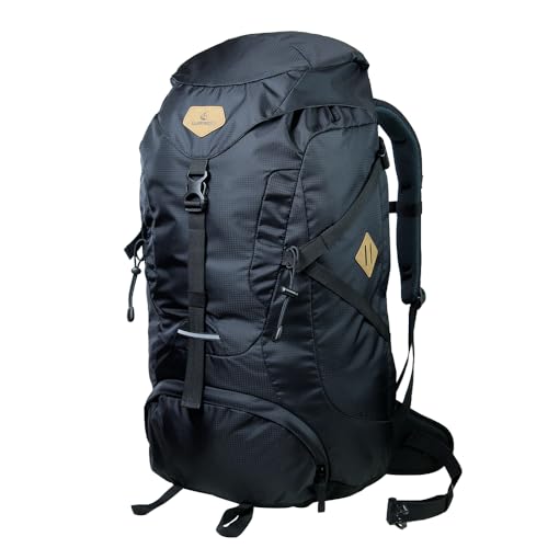 Guepardo, Mochila Guará 50 Litros com Cinta Ajustável e Divisórias Internas em Poliéster, Preto
