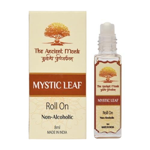 Image of Roll-On | 100% Natural Alcohol-Free Perfume Oil | Long-Lasting Unisex Fragrance | Ayurvedic Perfume for Men & Women - 8 ml (Mystic Leaf)