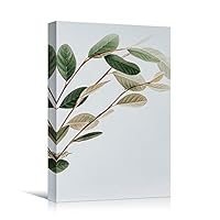 Canvas Wall Art Leaves Portraiture Colorful Floral Multicolor Photography Portrait Romantics - 12x18 inches