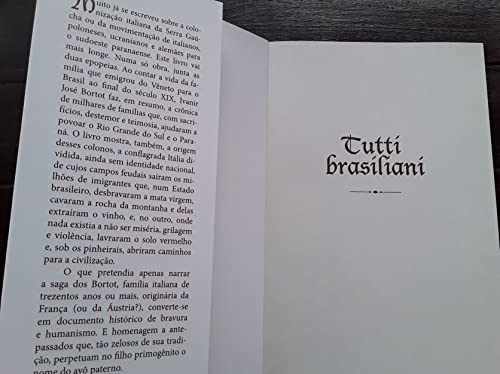Tutti brasiliani: dos alpes Italianos ao Brasil, fragmentos memória de 300 anos dos Bortot