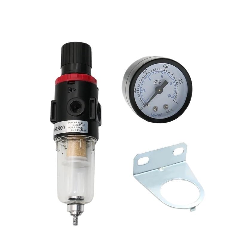 Filtro neumático AFR-2000 Unidad de tratamiento de aire Regulador de presión Compresor Válvula reductora Separación de aceite y agua Manómetro AFR2000