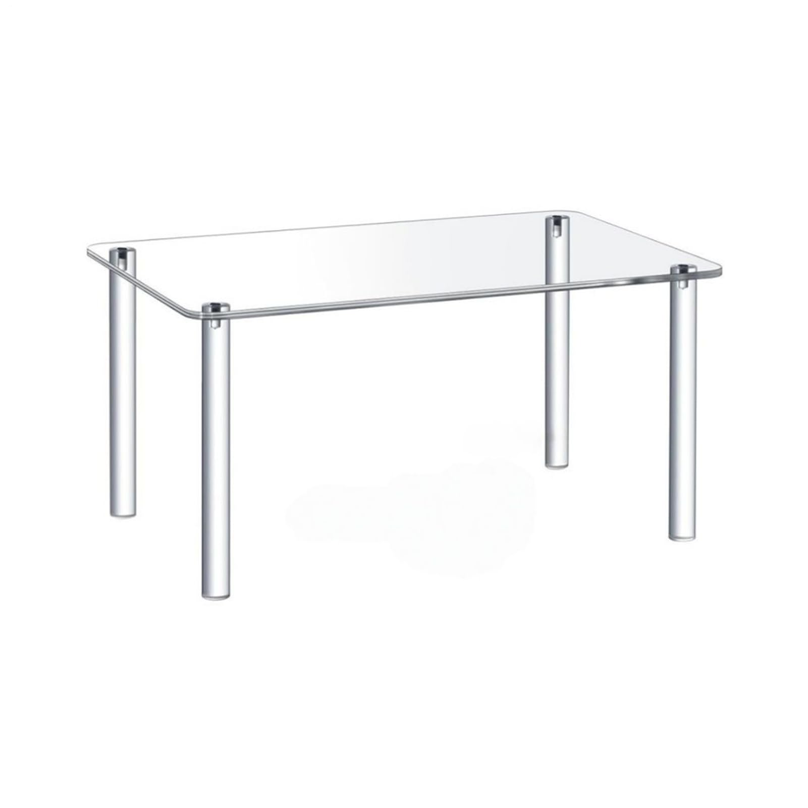 Alzate per espositori, organizer in acrilico trasparente, 30x20x20 cm, ripiano espositore, decorazioni per alzate, piattaforma trasparente per vetrina, ideale per la scrivania della camera da de