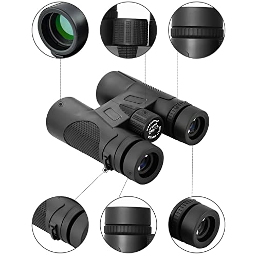 Fernglas 12x42 Hd Wasserdichter FüR Erwachsene Und Kinder Kompakte FerngläSer FüR Tierwelt Wandern Konzerte Reisen – Bild 4