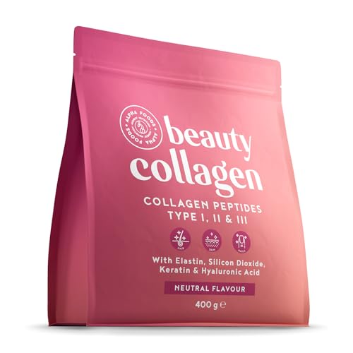 Colágeno en Polvo + Queratina + Acido Hialuronico 400g | Péptidos de Colageno Hidrolizado |...