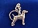 Weimaraner George Harris Pewter Keychain
