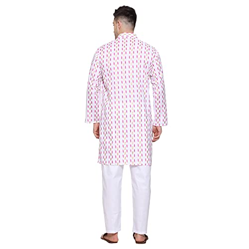 Ropa india étnica para fiestas y eventos de gala conjunto de kurta y pijama de algodón 6
