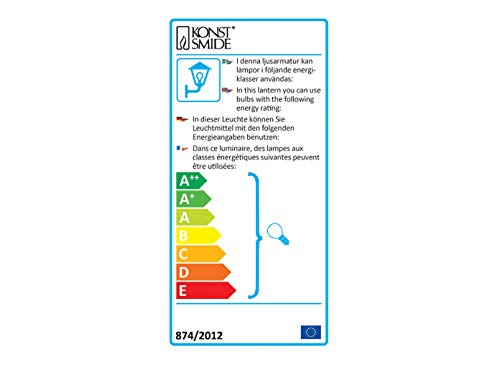 Konstsmide Romantica Lampada Per Camminamento Parma, Nera - 4
