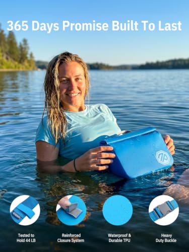 Image of niphean IPX7 Waterproof Fanny Pack, Magnetic One-Hand Closure Dry Bag | Durable Waterproof Bag, for Kayaking, Paddle Boarding, Beach Cruise Essentials, 2.5L /7.5L Phone Pouch Dry Bags for Men Women