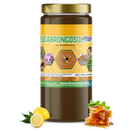 Eucabroncosol Plus - Jarabe de Miel con Limón y Menta 12oz