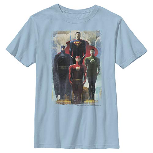 Fifth Sun Justice League Legends Boy's Solid Crew Tee