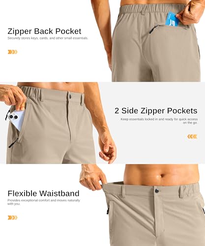 Image of G Gradual Men's Shorts 11 inch Long Golf Lightweight Knee Length Shorts