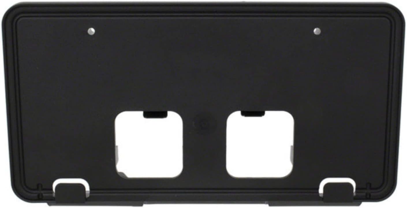 DAT AUTO PARTS Front License Plate Bracket Frame Cover Tag Holder Replacement for 2020-2022 Ford F450 F550 F600 Super Duty Pickup Truck Black Textured Plastic FO1068186 LC3Z17A385AB