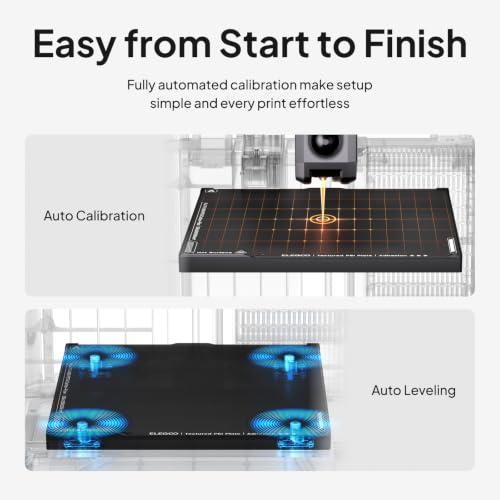Image of ELEGOO Centauri 2 CoreXY 3D Printer, 500mm /s High-Speed Printing with Smooth Print Quality, Full Auto Calibration, 350C High-Temp Nozzle, 256x256x256mm Build Volume for Beginners & Makers