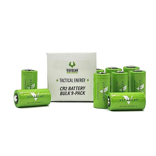 Viridian CR2 Tactical Energy Plus Lithium Batteries, 3 Volt (Bulk Pack