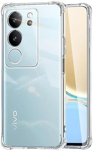 Inktree Vivo V29 5G Back Cover | Slim Soft Back Case for Vivo V29 5G (Transparent)