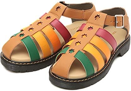Amazon チチカカ グルカ サンダル レディース Large ブラウン ファッションサンダル