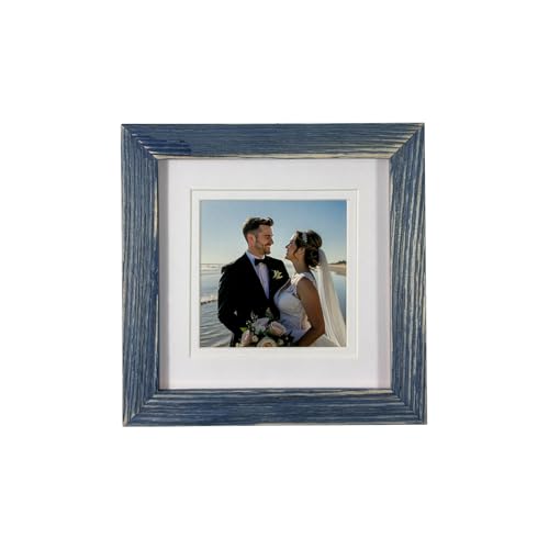 Cadre photo rustique en bois incassable avec plexiglas de table - 2