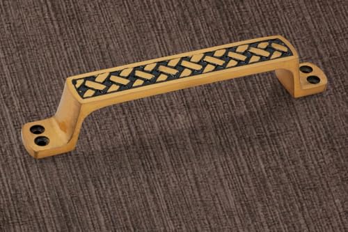 Image of Door Handle Cool Door Handles for Main Door Aluminum (7 Inch), Antique- Finish Door Handles for Home and Office for Wooden & Glass Door Handle, Pull Door Handle (Pack of 2 Pair, Chatai)