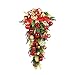 Produktbild Bangxiu Künstlicher Weihnachtsbaum Weihnachten Tür-Aufhänger Swag mit Red Berry for Feiertag Weihnachts Wandbehang Xmas Home Décor (Farbe : Grün, Größe : Free Size)