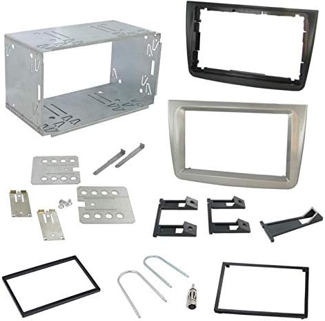 Cadre Autoradio 1 DIN Avec Vide-Poche Sound-way - Kit Montage Parfait Pour Ford Fiesta Et Fusion 2002-2005