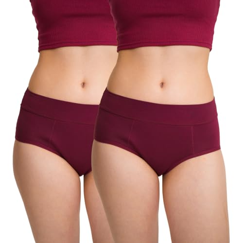 REVAA Hip Hugger Period Panty for Women & Girls (Pack of 2) Reusa...