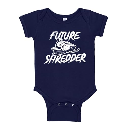 Future Shredder Snowmobile Baby Bodysuit One Piece Or Toddler Shirt Funny Snowmobiling Baby Outfit