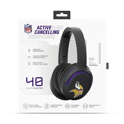 Image of SOAR NFL Active Noise Cancelling Over The Ear Headphones