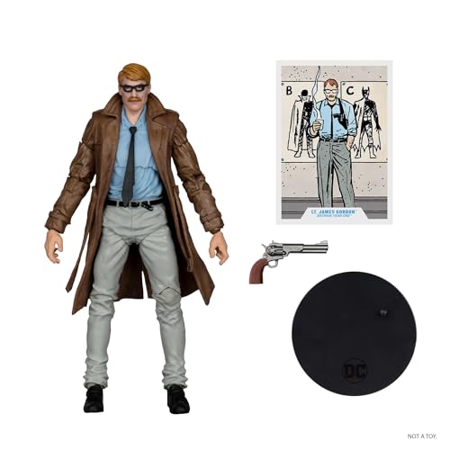 McFarlane Batman Year One (Part 4) DC Multiverse Actionfigur Lt. James Gordon (Gold Label) 18 cm
