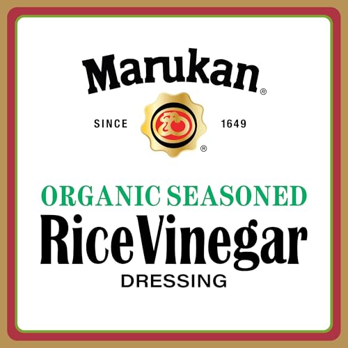 Marukan Organic Seasoned Rice Vinegar for Sushi & Cooking, USDA Organic, Marukan Rice Vinegar (24 fl oz)