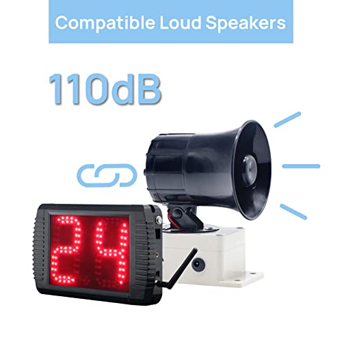 Ganxin Shot Clock Basketball Timer,12/24/25/30/35/40/60 Seconds Countdown Timer, Portable Shot Clock With Buzzer For All Sports (Horn(1Unit)) #TOP1