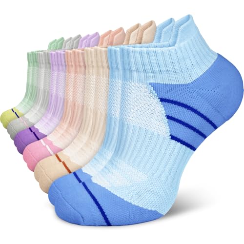 Aoliks Compression Socks for Women and Men, Ankle Running Socks Plantar...