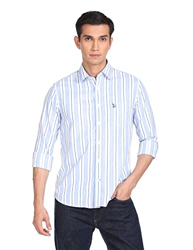 Image of U.S. POLO ASSN. Men's Cotton Slim Fit Shirt