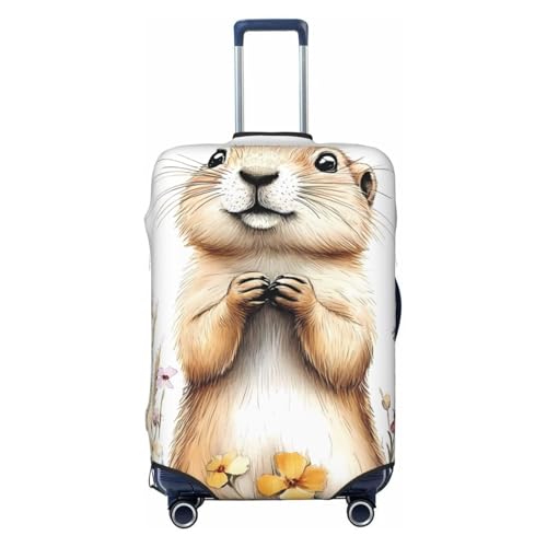 Prairie Dogs Elastic Travel Luggage Cover, Washable Spandex Suitcase Protector, Anti-Scratch Fits 18-32 Inch