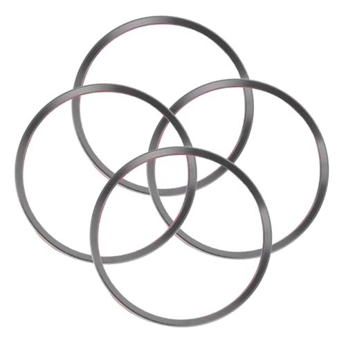 SEWOART 4pcs Hub Cap Ring Tire Replacement Trim for Stylish Wheel Hub Cover Decorative Ring