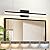 IZORRO 24 inch Bathroom Vanity Light Bar, IP44 16W Dimmable 5CCT LED Adjustable Bathroom Light Fixture Over Mirror, Black Vanity Light for Bathroom