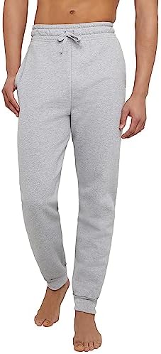Hanes Men's Jogger Sweatpant with Pockets, Light Steel, Large