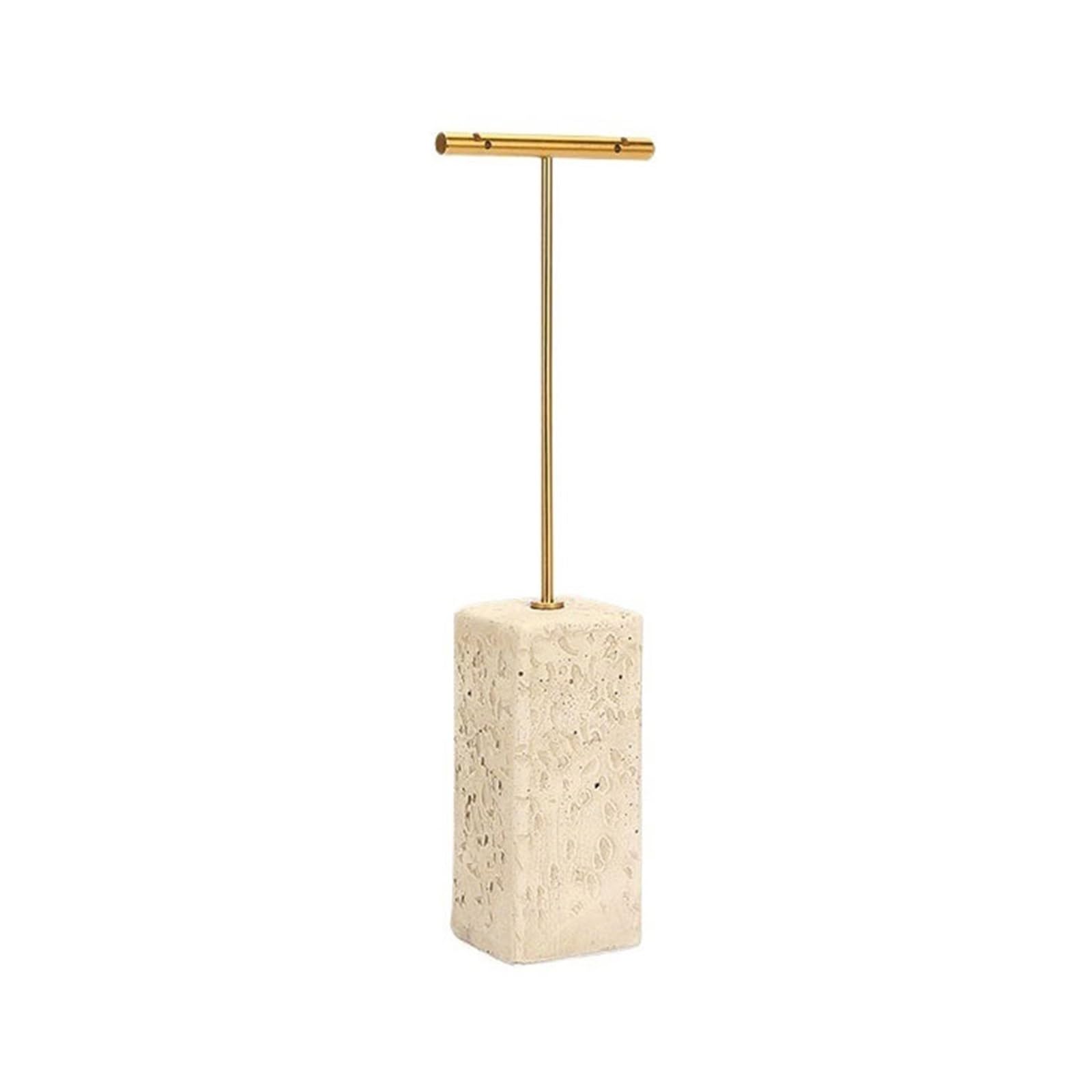 Estetyka Earring Display Stand Metal T-Bar and Plaster Base