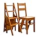 Taburetes plegables 4 escalones Escaleras de madera para cocina Taburetes para pies Escaleras Silla Escaleras portátiles Taburete para cocina Baño Oficina Escalera Banco de zapatos/Estante de flores