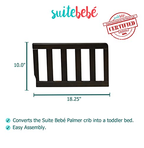 Image of Suite Bebe Palmer Toddler Guard Rail, Espresso
