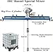 Power Mixer Pneumatic Agitator Clamp-On Drum Agitator Industrial-Grade Pneumatic Shaker Paint Stirring Tool，Air Agitator 1 Pneumatic Paint Mixer, 1 Ton/1000L Tank Mixer with Folding Propelle
