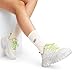 DREAM PAIRS Women Chunky Fashion Sneakers Platform Bold Lace-Up Comfortable Sneakers,Size 9,White/Green,SDFN2368W