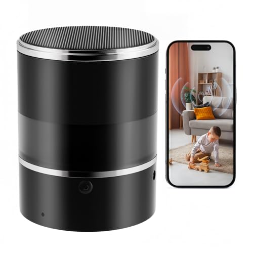 Lemolf Security Camera Motion Activated with Bluetooth Speaker, 270° Viewing Angle, Dome Cams with Phone App, Hd 1080P, Wireless WiFi Nanny Cam for Home Offices Store(2.4G /5G)