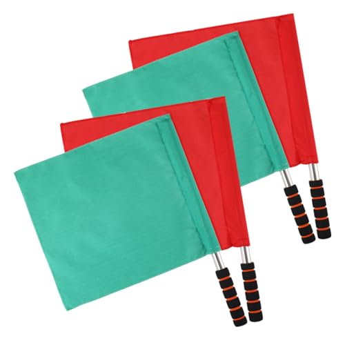 Corner Judges Points Flags - Sold as a Pair (2 Flags) (1 Blue & 1 Red